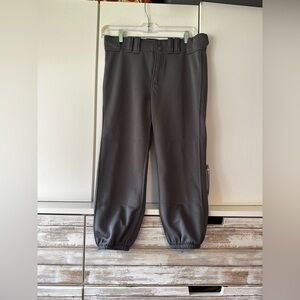 🥎 RIP-IT Classic Fit Women’s Softball Pants Gray Elastic Cuff Size S